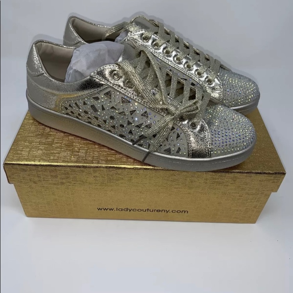 Lady Couture Paris Laser Cut Fashion Laceups